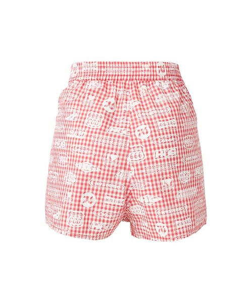HYSTERIC GLAMOUR(ヒステリックグラマー)の「HG RACING柄 ギンガムチェックショートパンツ(その他パンツ・レディース・ピンク系その他/グリーン系その他・FREE)」の3枚目の写真