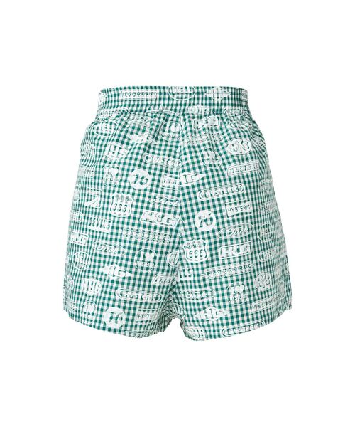 HYSTERIC GLAMOUR(ヒステリックグラマー)の「HG RACING柄 ギンガムチェックショートパンツ(その他パンツ・レディース・ピンク系その他/グリーン系その他・FREE)」の6枚目の写真