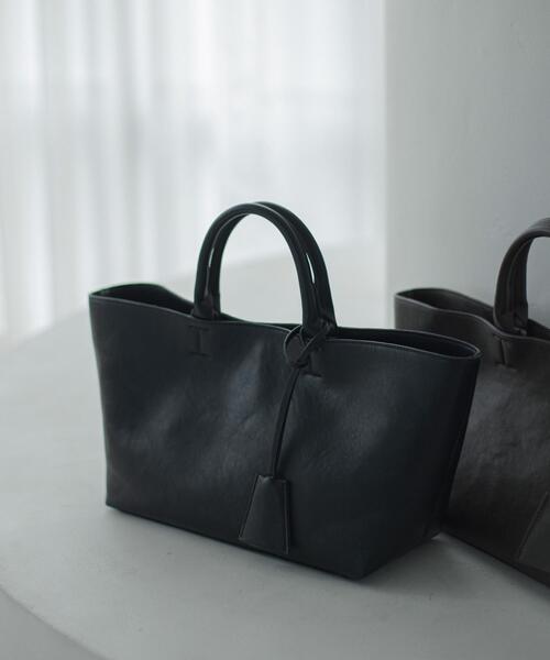 【希少】F サニーハンドバッグ ブラックレザートートバッグ 2WAYワイドハンドバッグ（ハンドバッグ）｜URBAN RESEARCH Sonny Label