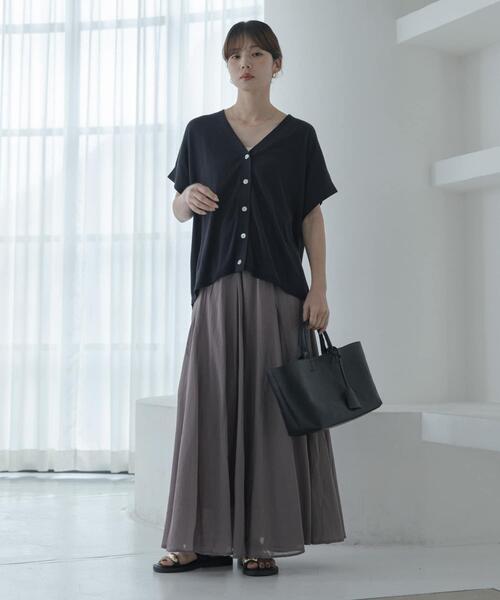 URBAN RESEARCH Sonny Label(アーバンリサーチサニーレーベル)の「2WAYワイドハンドバッグ(ハンドバッグ・レディース・ダークブラウン/ブラック・ONE)」の6枚目の写真