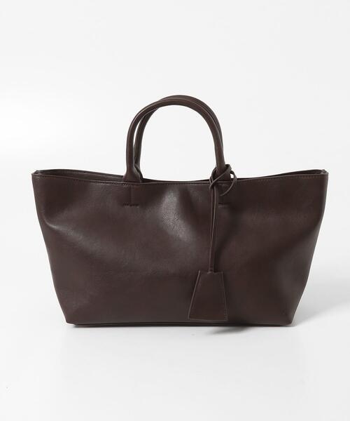 URBAN RESEARCH Sonny Label(アーバンリサーチサニーレーベル)の「2WAYワイドハンドバッグ(ハンドバッグ・レディース・ダークブラウン/ブラック・ONE)」の16枚目の写真