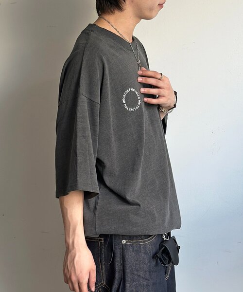 CPCM(シーピーシーエム)の「カットデニム胸刺繍T(Tシャツ/カットソー・レディース・サックスブルー/ブラック/ブルー・SMALL/MEDIUM/LARGE)」の20枚目の写真
