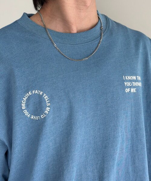 CPCM(シーピーシーエム)の「カットデニム胸刺繍T(Tシャツ/カットソー・レディース・サックスブルー/ブラック/ブルー・SMALL/MEDIUM/LARGE)」の17枚目の写真