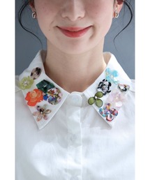 cawaii | 襟元で魅せるボタンコレクションシャツトップス(シャツ/ブラウス)