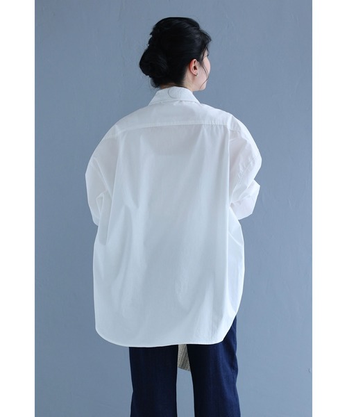 cawaii(カワイイ)の「襟元で魅せるボタンコレクションシャツトップス(シャツ/ブラウス・レディース・ホワイト・FREE)」の14枚目の写真