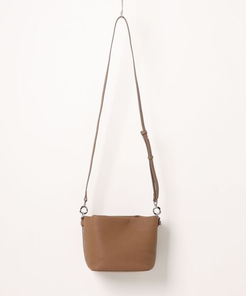 NiiNa(ニーナ)の「【NiiNa】【高品質牛革】2wayスクエアレザースモール編み込みハンドルバッグ(ショルダーバッグ・レディース・カーキ/ブラウン・FREE)」の15枚目の写真