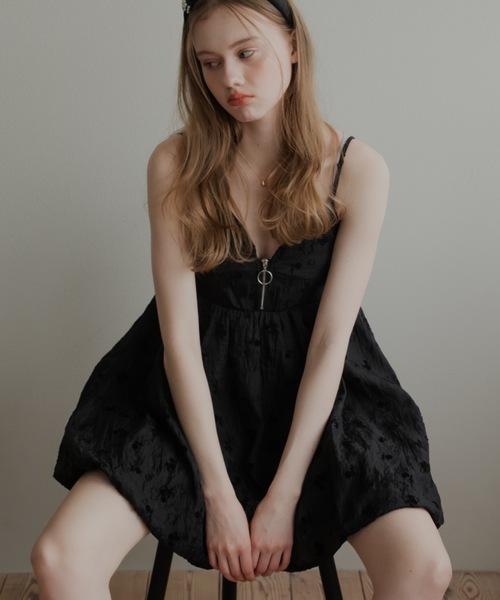 JUMELLE(ジュメロ)の「ジャガードビスチェ(その他トップス・レディース・ブラック/ホワイト・FREE)」の6枚目の写真