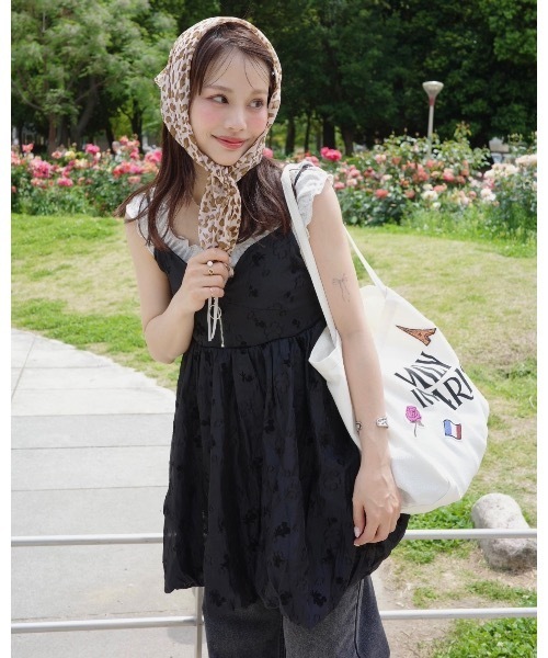 JUMELLE(ジュメロ)の「ジャガードビスチェ(その他トップス・レディース・ブラック/ホワイト・FREE)」の9枚目の写真
