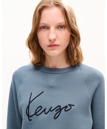 KENZO | 'KENZO Signature' エンブロイダリー スウェット イン コットン(スウェット)