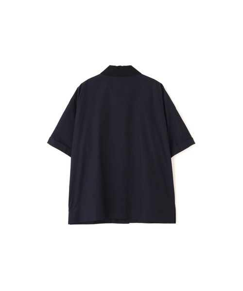 MARGARET HOWELL(マーガレットハウエル)の「HIGHDENSE COTTON PLAINWEAVE Ⅱ(シャツ/ブラウス・メンズ・ネイビー/ライトグレー・SMALL/MEDIUM/LARGE)」の7枚目の写真