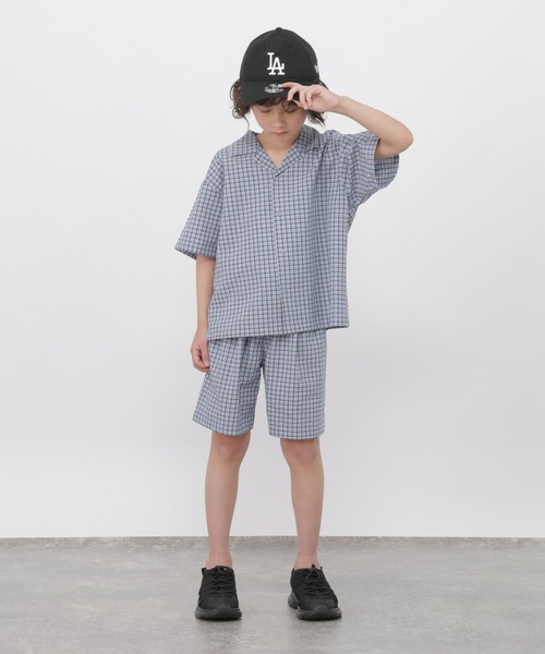 GLOBAL WORK(グローバルワーク)の「チェックサッカーショーツ/637837(その他パンツ・キッズ・ブルー系その他/ブラック系その他・160cm/130cm/150cm/140cm)」の15枚目の写真