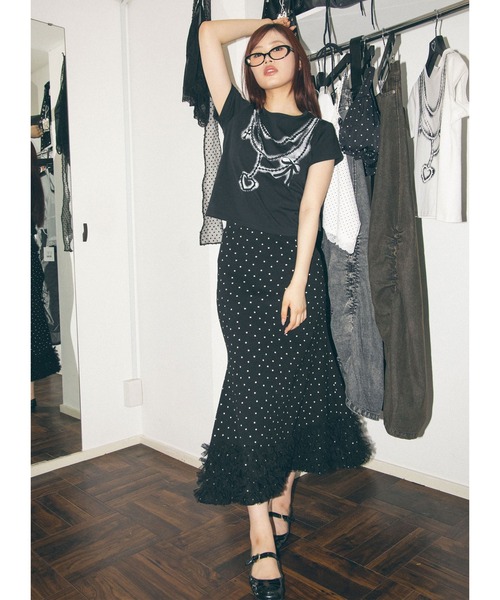 Heart Tattoo(ハートタトゥー)の「spray original art Tee / スプレーオリジナルアートTee(Tシャツ/カットソー・レディース・ブラック/ホワイト・FREE)」の10枚目の写真