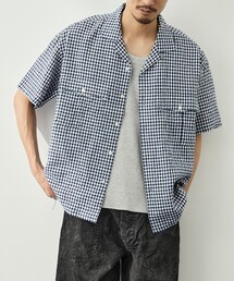 【PORTER CLASSIC/ポータークラシック】PC-016-3979-0038/D. BU/KEROUC LIN GNGHM CK SHIRT
