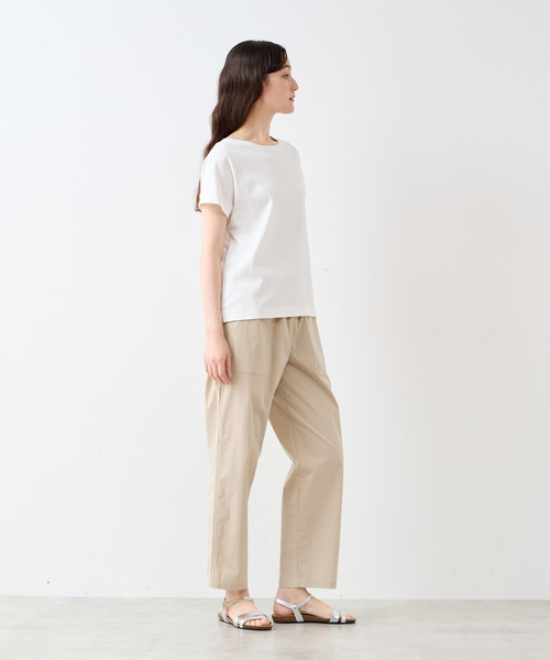 LOGEMENT DE CLAIRE(ロジュモンドクレール)の「フレンチスリーブプルオーバー(Tシャツ/カットソー・レディース・オフホワイト/ブラウン/ブラック・FREE)」の11枚目の写真