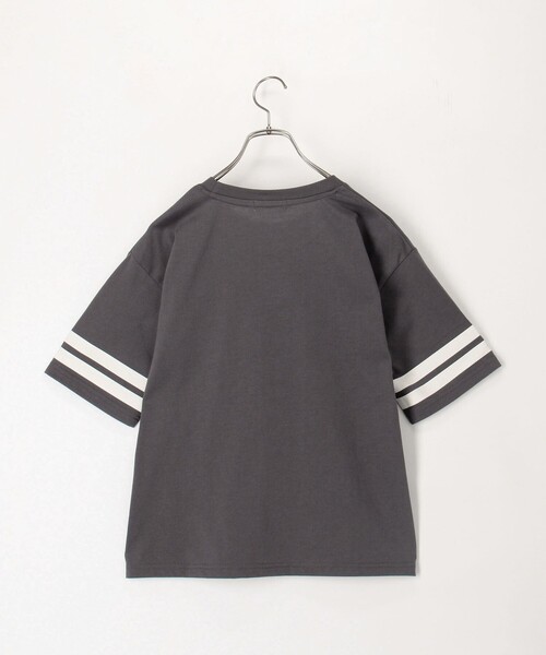 fredy couleur(フレディクルール)の「刺繍ロゴ&袖ラインTee(Tシャツ/カットソー・レディース・ロイヤルブルー/オリーブ/チャコールグレー/オフホワイト・M)」の19枚目の写真