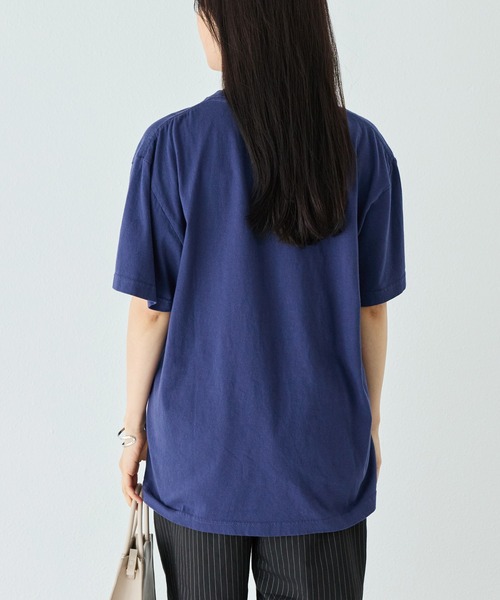 GOOD ROCK SPEED(グッドロックスピード)の「【GOOD ROCK SPEED】ディズニー|ミッキー/ミニー/ロゴプリントTシャツ(Tシャツ/カットソー・レディース・ネイビー/ホワイト・F)」の17枚目の写真