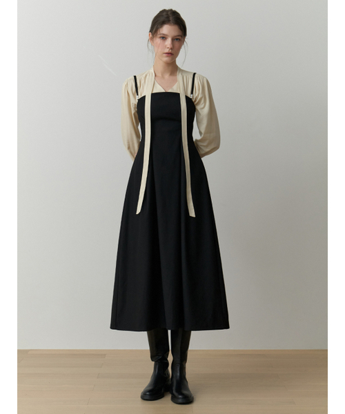 RE_L(リエル)の「Pearl bustier dress (black)(ワンピース・レディース・その他・SMALL/MEDIUM)」の3枚目の写真