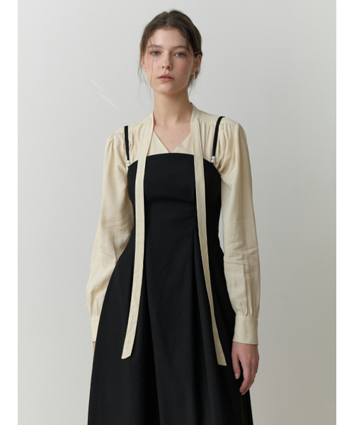 RE_L(リエル)の「Pearl bustier dress (black)(ワンピース・レディース・その他・SMALL/MEDIUM)」の4枚目の写真