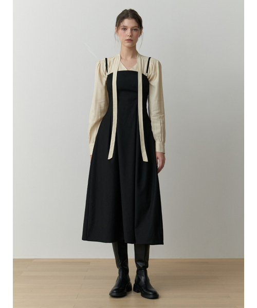 RE_L(リエル)の「Pearl bustier dress (black)(ワンピース・レディース・その他・SMALL/MEDIUM)」の5枚目の写真