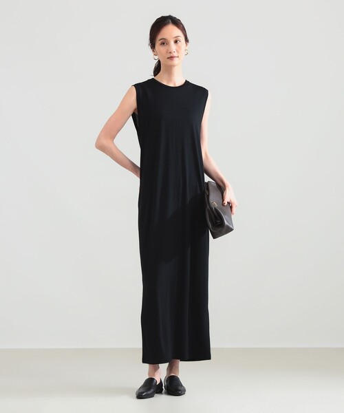 Demi-Luxe BEAMS(デミルクス ビームス)の「ウォッシャブル ウール ノースリーブ ワンピース(ワンピース・レディース・ブラック/ブラウン・ONE SIZE)」の5枚目の写真