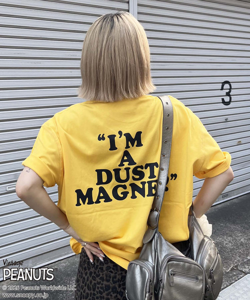 4GEEKS BY SPIRALGIRL(フォーギークスバイスパイラルガール)の「【PEANUTS/PIGPEN】ピッグペンTシャツ(Tシャツ/カットソー・レディース・イエロー・FREE)」の8枚目の写真