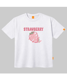 ストロベリー 半袖Tシャツ 男女共用 ビッグサイズ