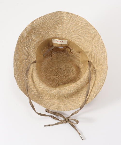 FRAMeWORK(フレームワーク)の「ODDS PLAIN RIBBON HAT26(ハット・レディース・ブラウン/ベージュ・FREE)」の9枚目の写真
