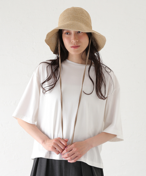 FRAMeWORK(フレームワーク)の「ODDS PLAIN RIBBON HAT26(ハット・レディース・ブラウン/ベージュ・FREE)」の17枚目の写真