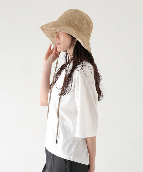 FRAMeWORK(フレームワーク)の「ODDS PLAIN RIBBON HAT26(ハット・レディース・ブラウン/ベージュ・FREE)」の18枚目の写真