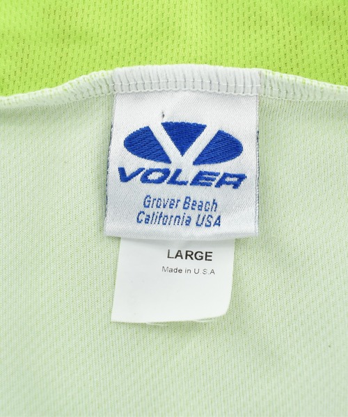 VINTAGE(ヴィンテージ)の「【USED】Y2K Voler “TEAM PTC” サイクリングシャツ USA製(Tシャツ/カットソー・メンズ・ライム・LARGE)」の4枚目の写真