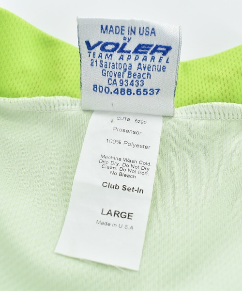 VINTAGE(ヴィンテージ)の「【USED】Y2K Voler “TEAM PTC” サイクリングシャツ USA製(Tシャツ/カットソー・メンズ・ライム・LARGE)」の5枚目の写真