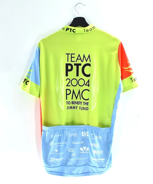 VINTAGE(ヴィンテージ)の「【USED】Y2K Voler “TEAM PTC” サイクリングシャツ USA製(Tシャツ/カットソー・メンズ・ライム・LARGE)」の6枚目の写真
