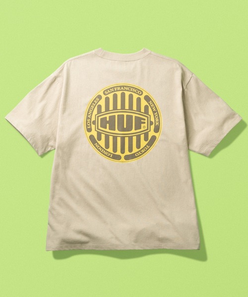HUF(ハフ)の「DRAIN CAP TEE(Tシャツ/カットソー・メンズ・ブラック/ベージュ系その他/ホワイト・XL/M/S/L)」の12枚目の写真