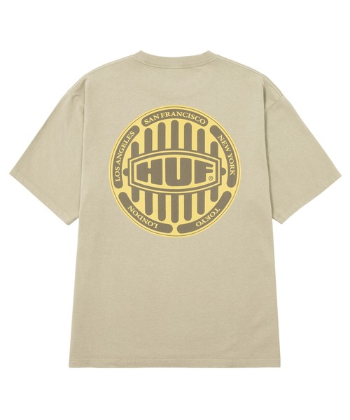 HUF(ハフ)の「DRAIN CAP TEE(Tシャツ/カットソー・メンズ・ブラック/ベージュ系その他/ホワイト・XL/M/S/L)」の13枚目の写真