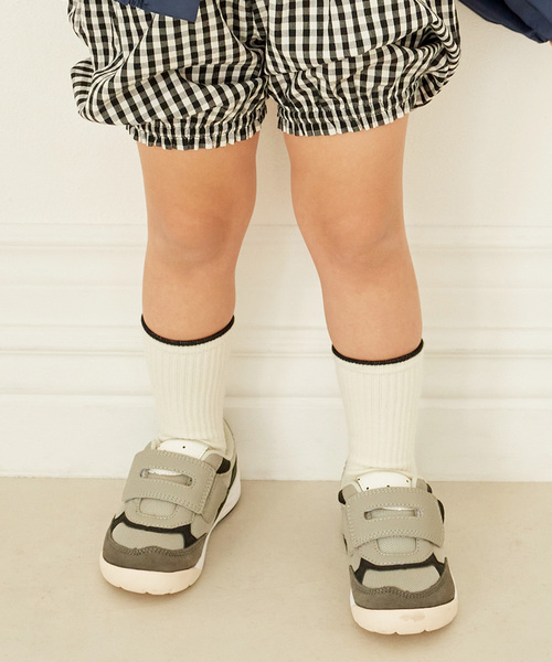IENA ENFANT（イエナアンファン）の「《追加4》【IFME/イフミー】別注Bon Chic スニーカーKIDS(15cm-19cm)（スニーカー・キッズ・ホワイト/グレー/ブラック・17/19/18/16/15 ）」の3枚目の写真