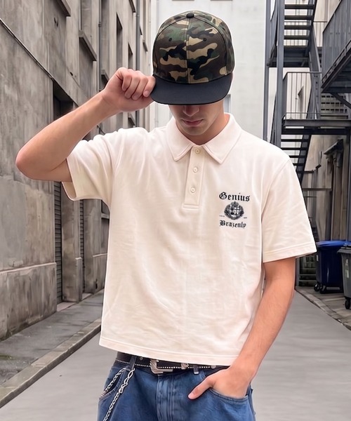 SPINNS(スピンズ)の「無地コットンストリートキャップ/ブラック/カモフラージュ(キャップ・メンズ・ブラック系その他/ホワイト系その他/ブラック・ONESIZE)」の4枚目の写真
