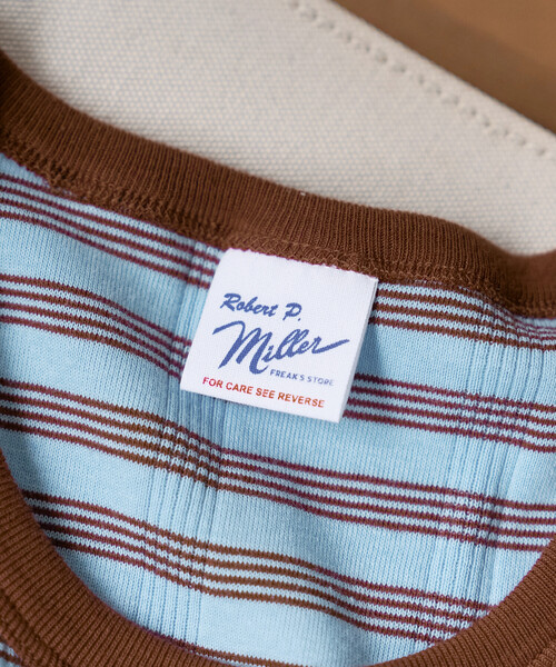 FREAK'S STORE(フリークスストア)の「MILLER × FREAK'S STORE/ミラー 別注 Panel Rib Tank/パネルリブタンク(タンクトップ・レディース・ピンク/ブラック/ブラウン/オフホワイト/サックスブルー・フリ-)」の21枚目の写真
