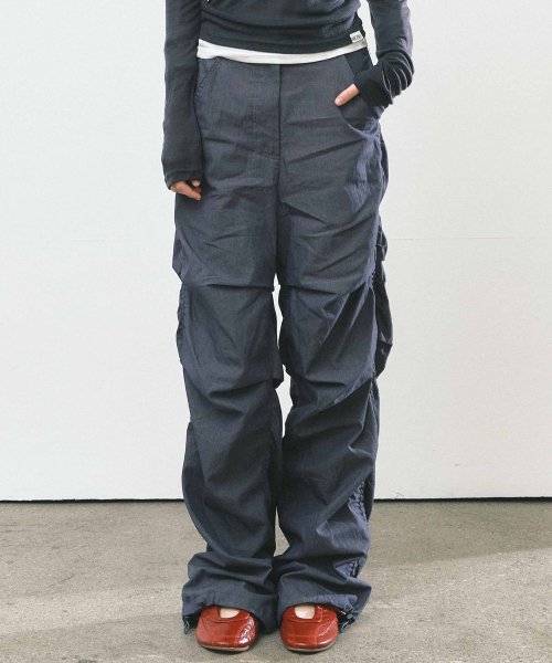 NICK&NICOLE(ニックアンドニコール)の「NICOLE シャーリングパンツ デニム(その他パンツ・レディース・その他・SMALL/MEDIUM/LARGE)」の1枚目の写真