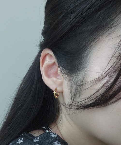 セール】スパークフープピアス（ピアス（両耳用））｜4quince