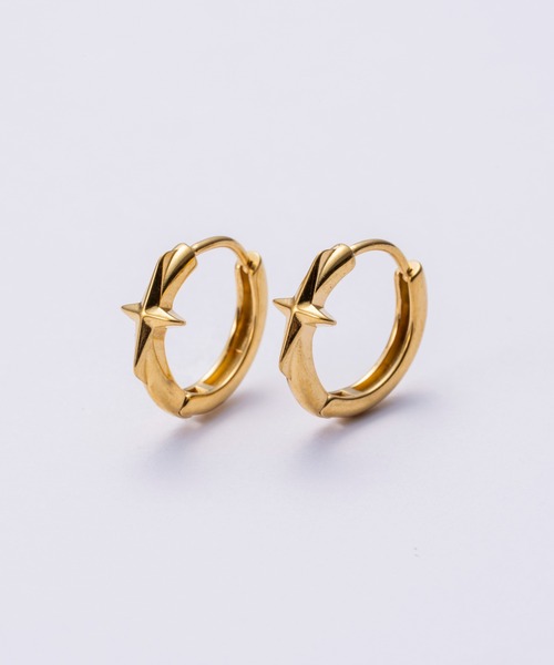 4quince（フォークインス）の「【金属アレルギー対応】スパークフープピアス（ピアス（両耳用）・レディース・ゴールド/シルバー・FREE）」の9枚目の写真