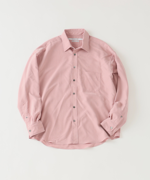 JOURNAL STANDARD(ジャーナルスタンダード)の「TRISECT2 / ピーチ ポプリン リラックス フィット シャツ(シャツ/ブラウス・メンズ・バーガンディー/ベージュ/ブラック・MEDIUM/LARGE)」の3枚目の写真
