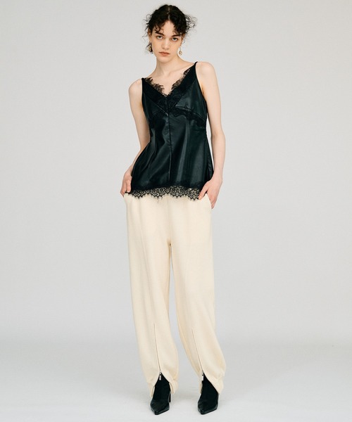 PRANK PROJECT(プランクプロジェクト)の「【2026Autumn Pre-Order】ジップヘムジョガーパンツ / Zip Hem Jogger Pants(その他パンツ・レディース・ブラウン/グレー/ホワイト・38/36)」の15枚目の写真