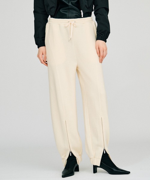 PRANK PROJECT(プランクプロジェクト)の「【2026Autumn Pre-Order】ジップヘムジョガーパンツ / Zip Hem Jogger Pants(その他パンツ・レディース・ブラウン/グレー/ホワイト・38/36)」の18枚目の写真