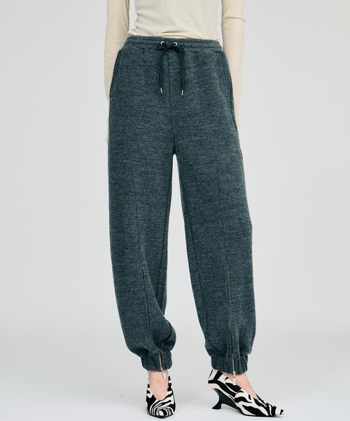 PRANK PROJECT(プランクプロジェクト)の「【2026Autumn Pre-Order】ジップヘムジョガーパンツ / Zip Hem Jogger Pants(その他パンツ・レディース・ブラウン/グレー/ホワイト・38/36)」の19枚目の写真