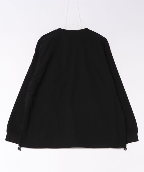 coca(coca)(コカ)の「4wayストレッチ刺繍ワイドロンT(Tシャツ/カットソー・メンズ・チャコール/カーキ/ブラック/アイボリー・XL/M/L)」の5枚目の写真