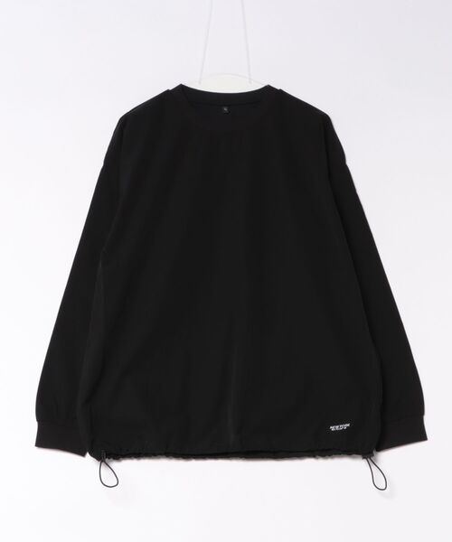 coca(coca)(コカ)の「4wayストレッチ刺繍ワイドロンT(Tシャツ/カットソー・メンズ・チャコール/カーキ/ブラック/アイボリー・XL/M/L)」の6枚目の写真