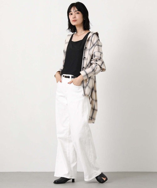Gready Brilliant（グレディブリリアン）の「前後２ｗａｙ箔×サテンタンク（タンクトップ・レディース・ブラック/ベージュ・38）」の5枚目の写真