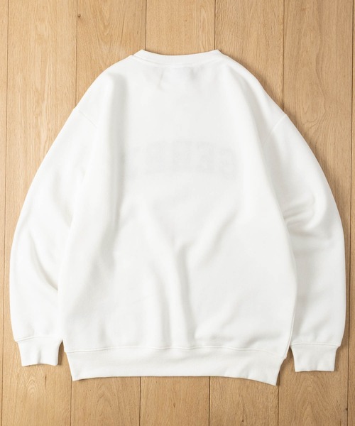 GERRY(ジェリー)の「【ag】〔GERRY/ジェリー〕ライトウォーム裏起毛 サガラ刺繍クルーネックスウェット 軽量/暖かい(スウェット・メンズ・ホワイト/ブラック/マスタード/アッシュグレー/ブラウン・MEDIUM/LARGE)」の7枚目の写真