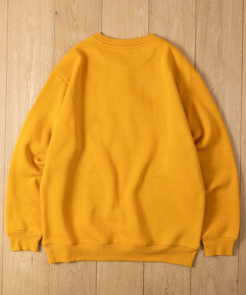 GERRY(ジェリー)の「【ag】〔GERRY/ジェリー〕ライトウォーム裏起毛 サガラ刺繍クルーネックスウェット 軽量/暖かい(スウェット・メンズ・ホワイト/ブラック/マスタード/アッシュグレー/ブラウン・MEDIUM/LARGE)」の15枚目の写真