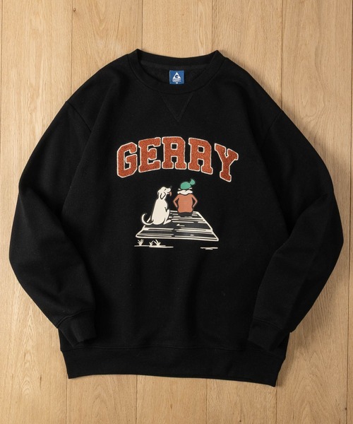 GERRY(ジェリー)の「【ag】〔GERRY/ジェリー〕ライトウォーム裏起毛 サガラ刺繍クルーネックスウェット 軽量/暖かい(スウェット・メンズ・ホワイト/ブラック/マスタード/アッシュグレー/ブラウン・MEDIUM/LARGE)」の8枚目の写真